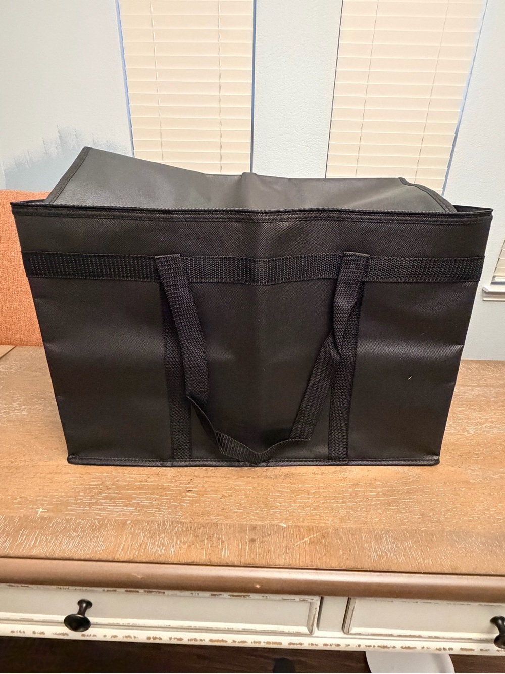 Black Insulated Utility insulated Bag